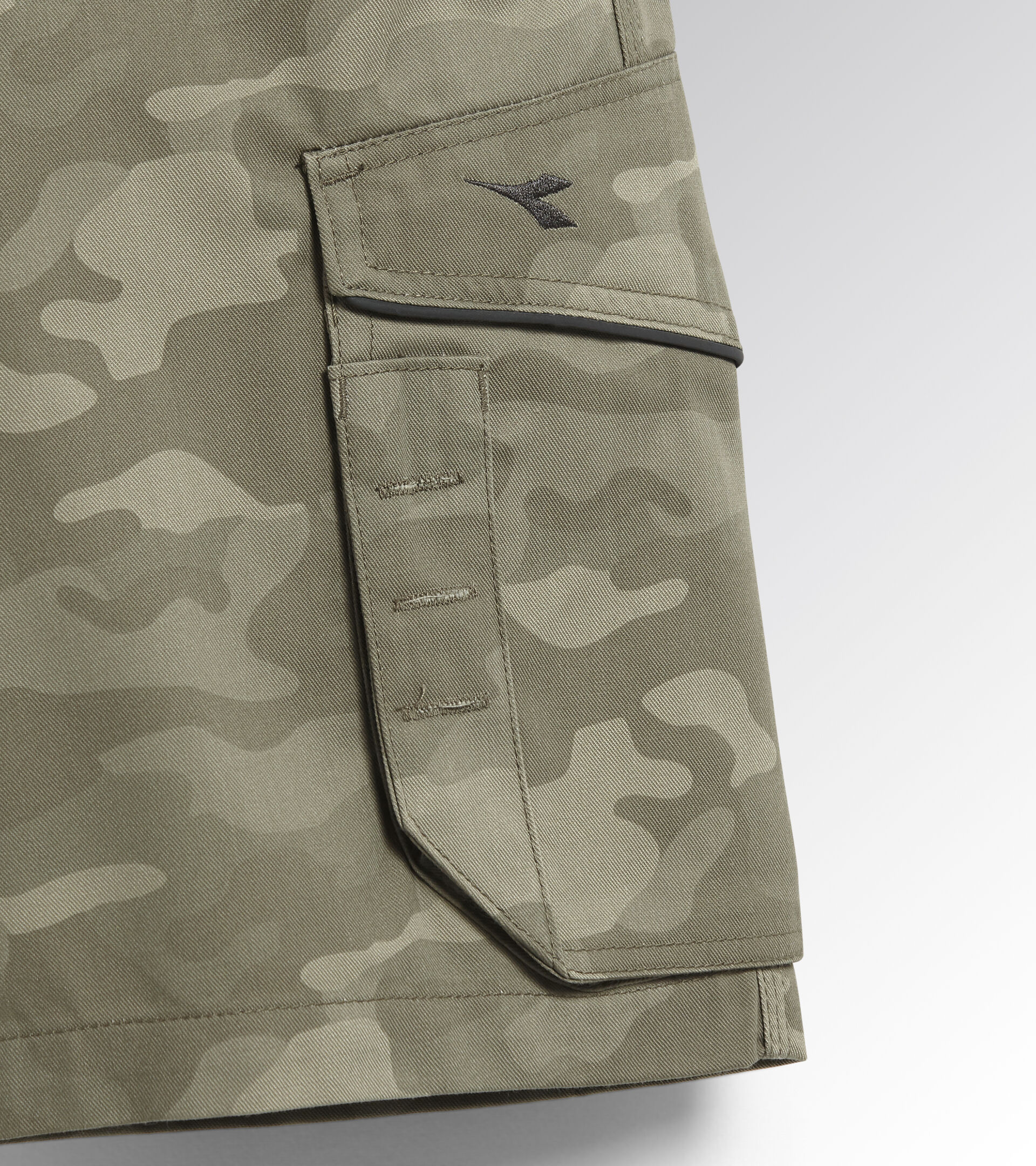 Bermuda da lavoro BERMUDA POLY CAMO GRIGIO CANAPA - Utility