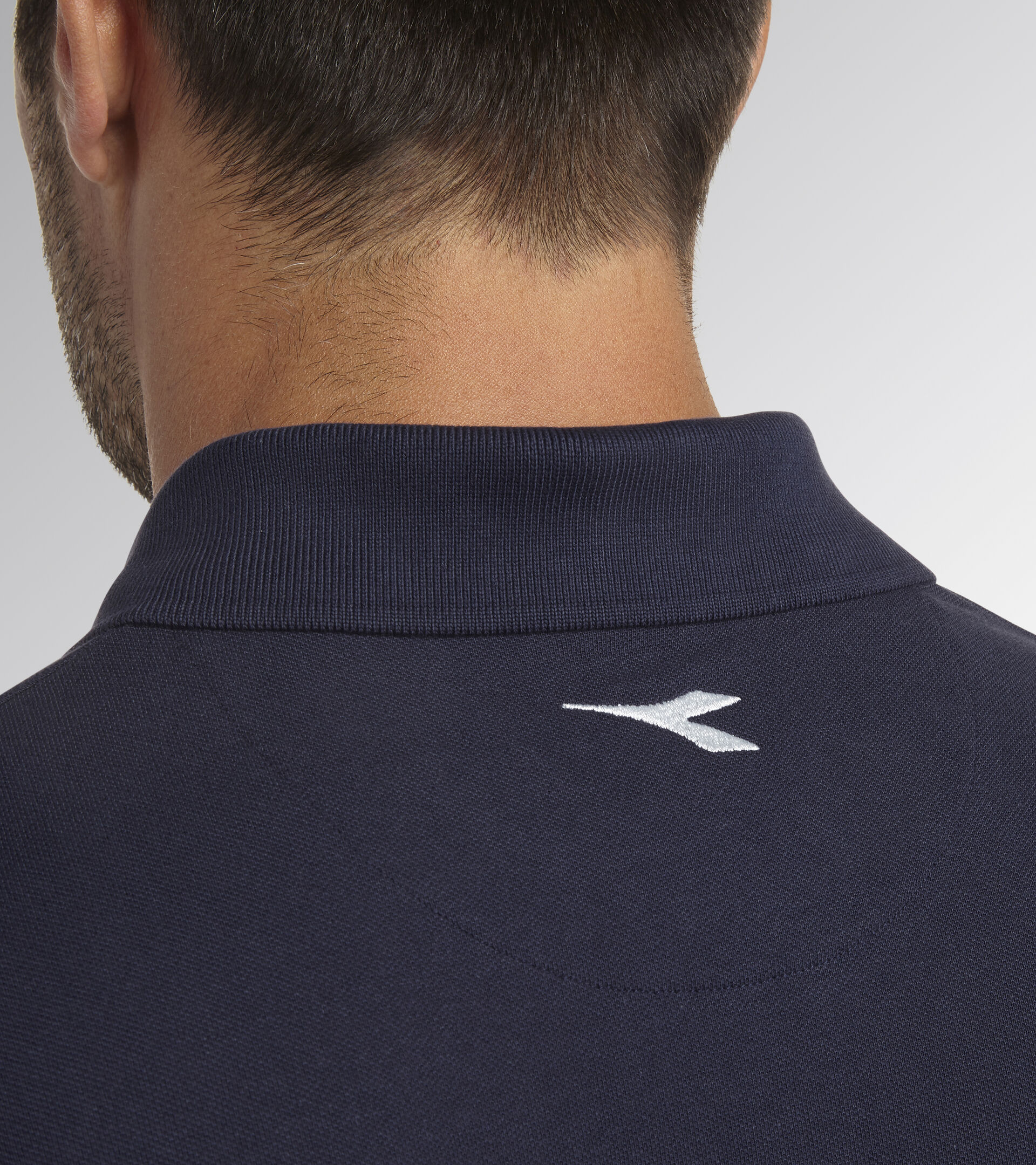 Long-sleeved work polo shirt POLO ML ATLANTIS ORGANIC CLASSIC NAVY - Utility