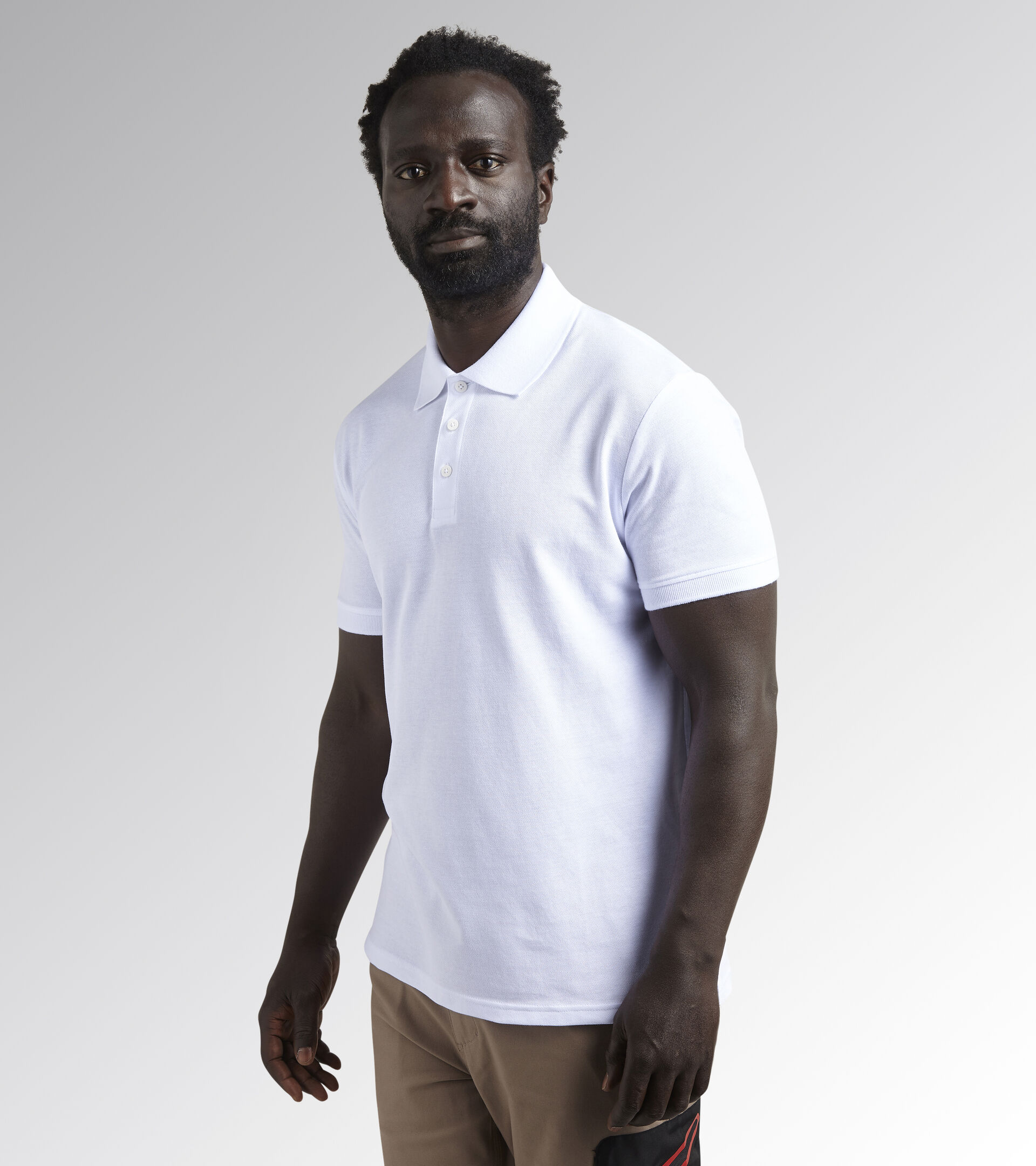 Short-sleeved work polo shirt POLO MC ATLAR ORGANIC OPTICAL WHITE - Utility