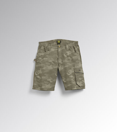 Bermuda da lavoro BERMUDA POLY CAMO GRIGIO CANAPA - Utility