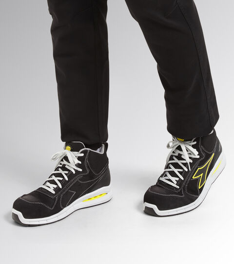 RUN NET AIRBOX MID S3 SRC, NEGRO/NEGRO Calzado de seguridad alto RUN NET AIRBOX MID S3 SRC NEGRO/NEGRO - Utility