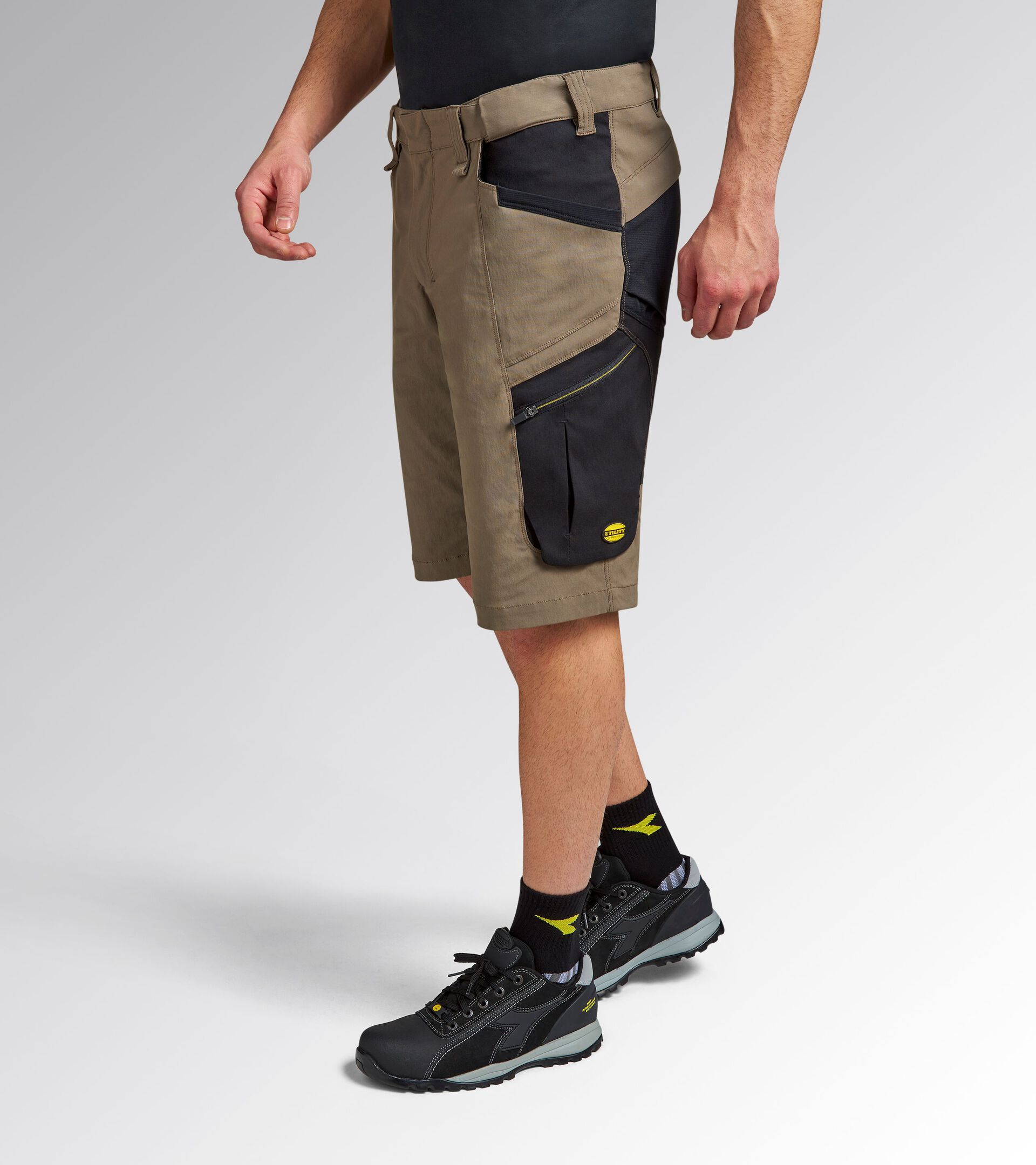 Bermuda work shorts BERMUDA EVOLUTION BUNG GRAY - Utility