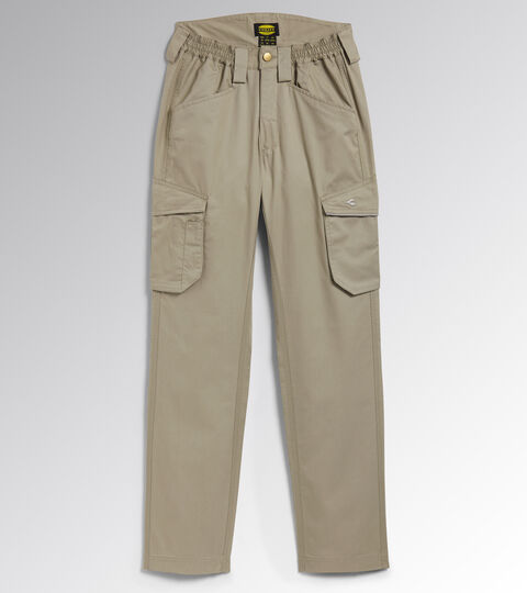 Work trousers PANT STAFF LIGHT CARGO COTTON GREY HEMP - Utility