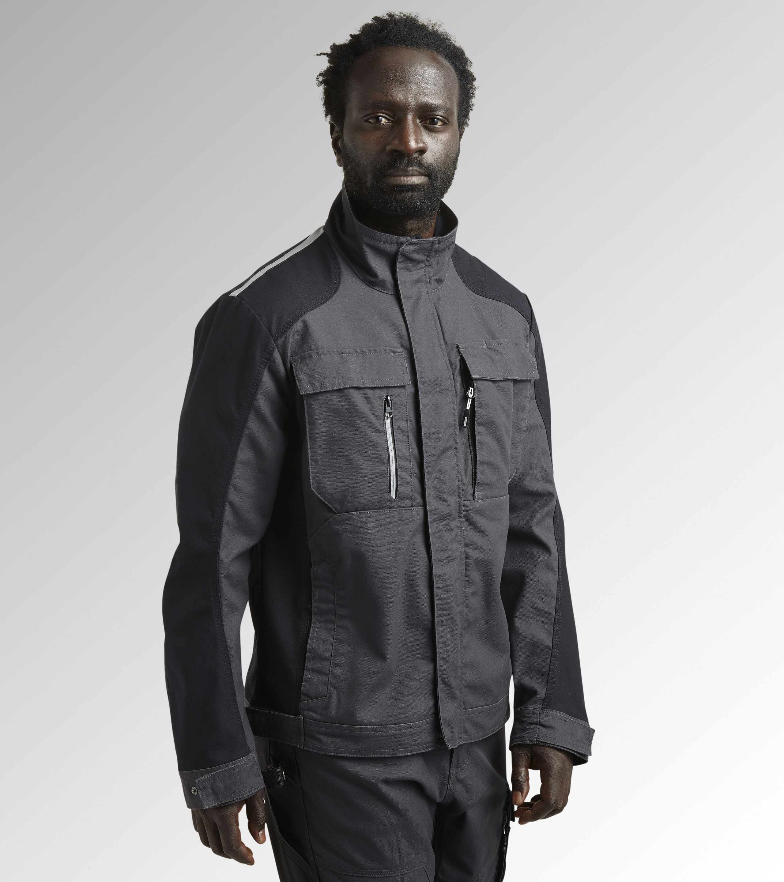black workwear jacket