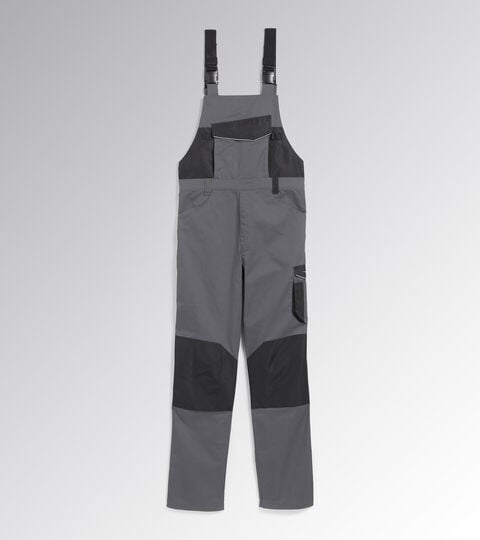 Arbeitsoverall BIB OVERALL POLY STAHLGRAU - Utility