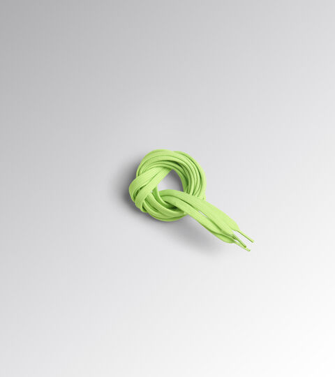 Laces for Utility shoes FLAT LACES THERMO 120 GREEN FLUO 909 C - Utility