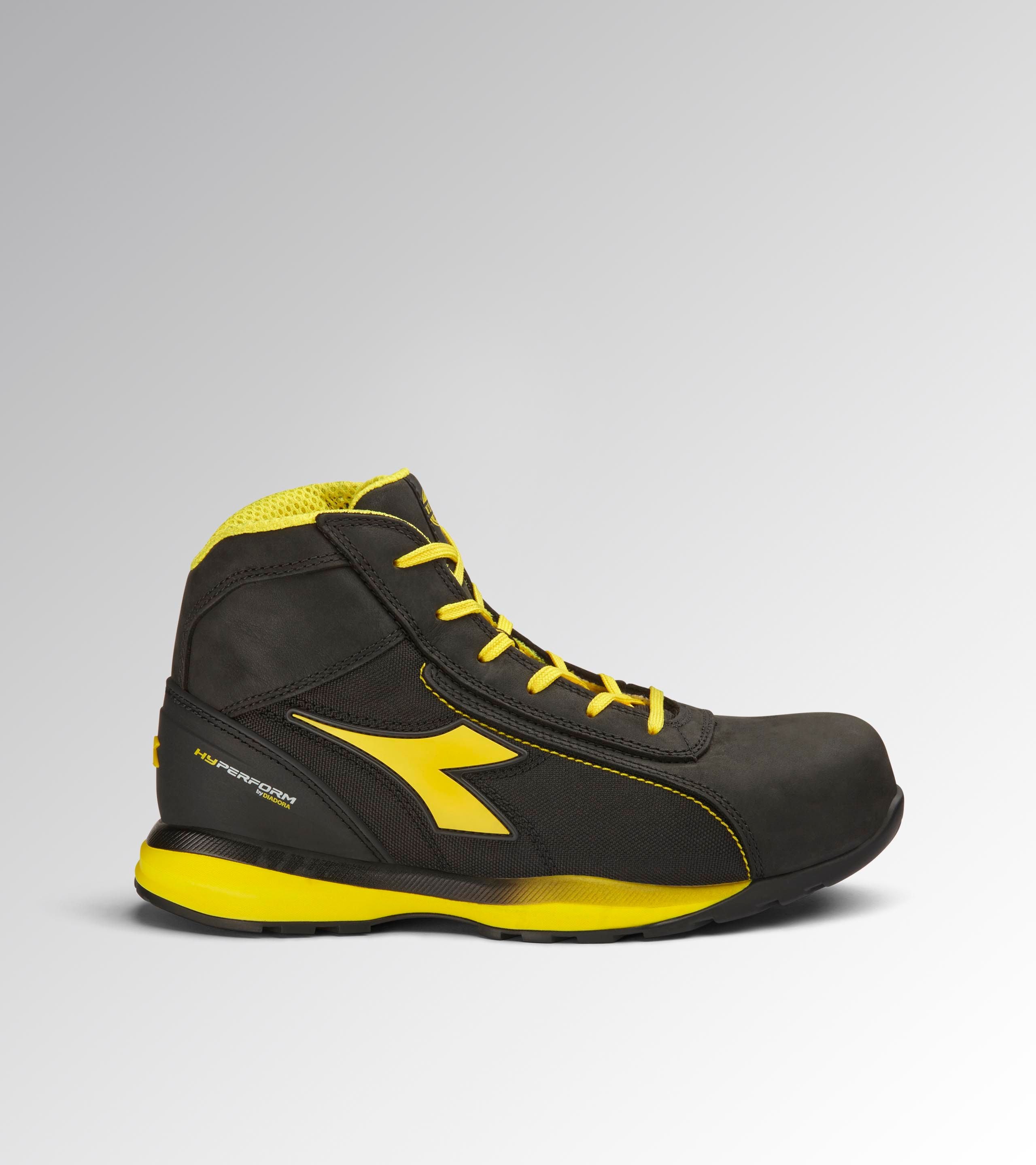 DIADORA UTILITY 安全靴 ブラック イエロー Lightweight Hyperform Work Shoes - Diadora Utility Online Shop