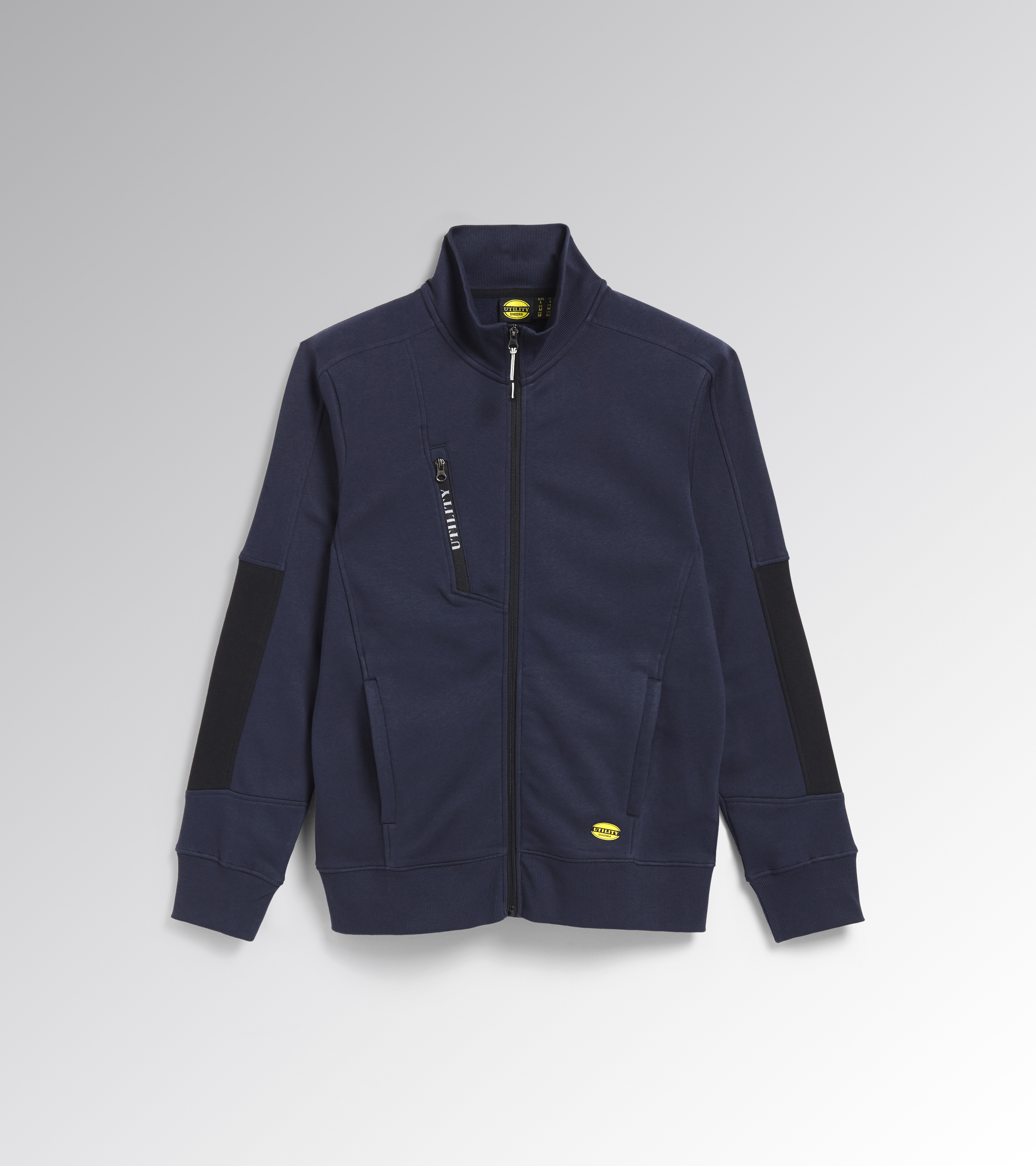 Diadora■Denim Washing Sweatshirt■送料込 ユニフォーム1.COM 作業服JP メンズワーキング イーブンリバー